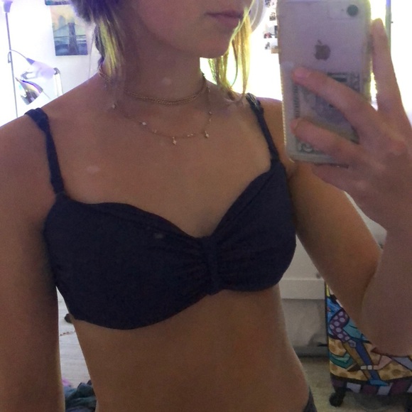 Navy Blue Bikini Top - Picture 3 of 3